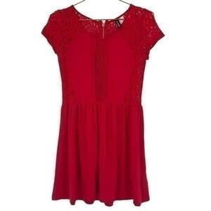 Divided Red Dress medium
